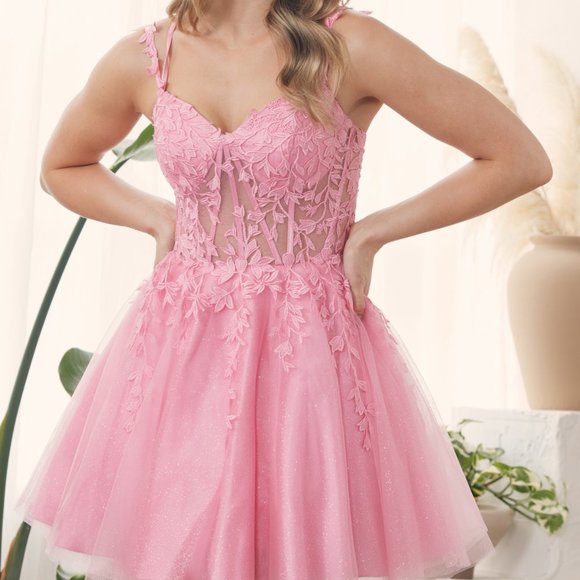 NEW SHORT OFF THE SHOULDER SLEEVELESS BABY DOLL DRESS WITH LACE UP BACK NX H784 - Picture 4 of 10